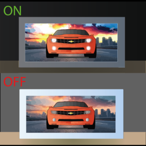 Cadre Décoratif Lumineux Voiture